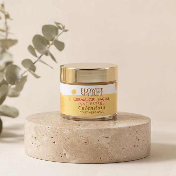 Calma Caléndula – Crema-gel facial antiestrés Flower Secret