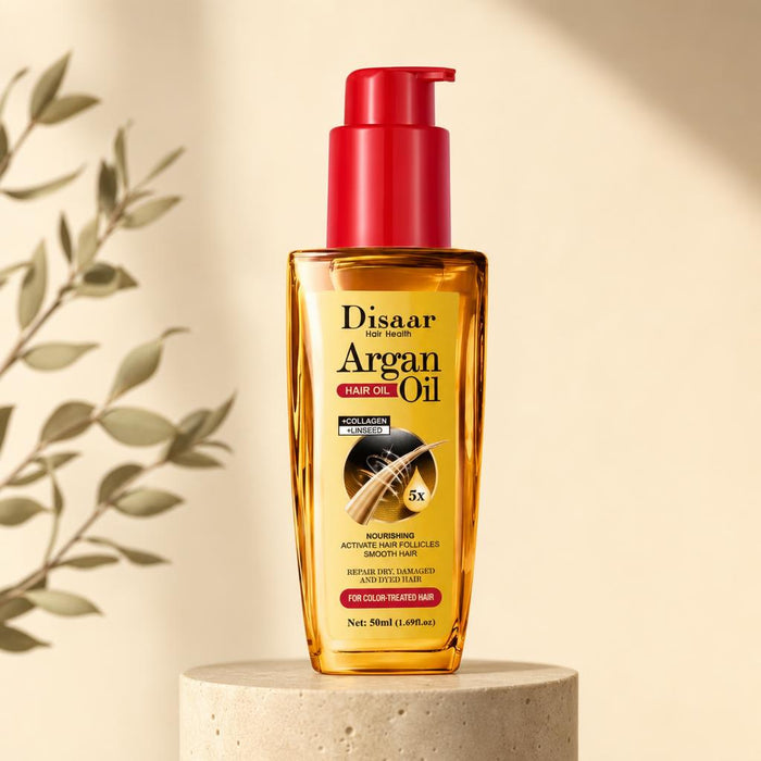 Oro Líquido – Aceite capilar de argán, colágeno y linaza Disaar