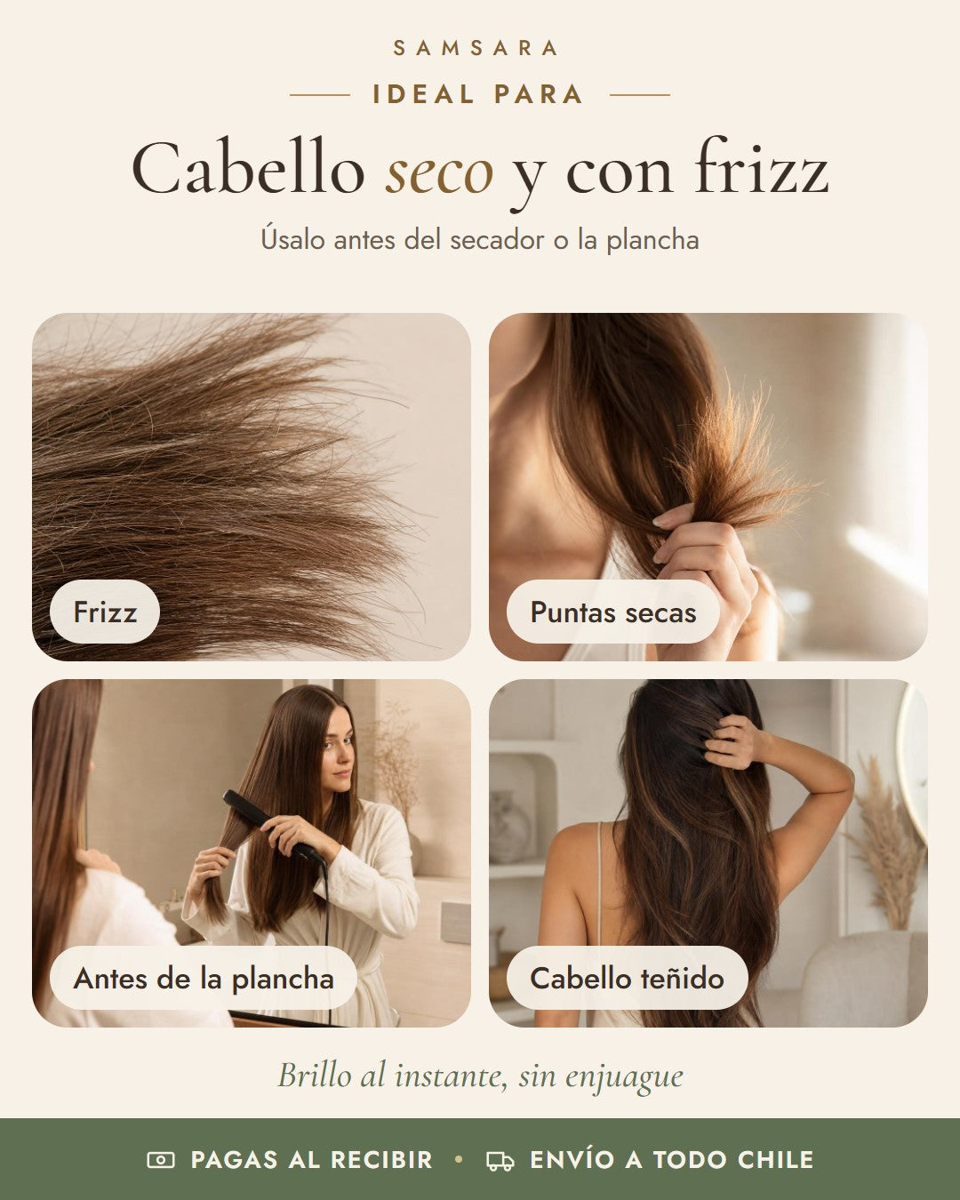 Aceite de Argán Disaar: frizz, puntas secas, antes de la plancha, cabello teñido