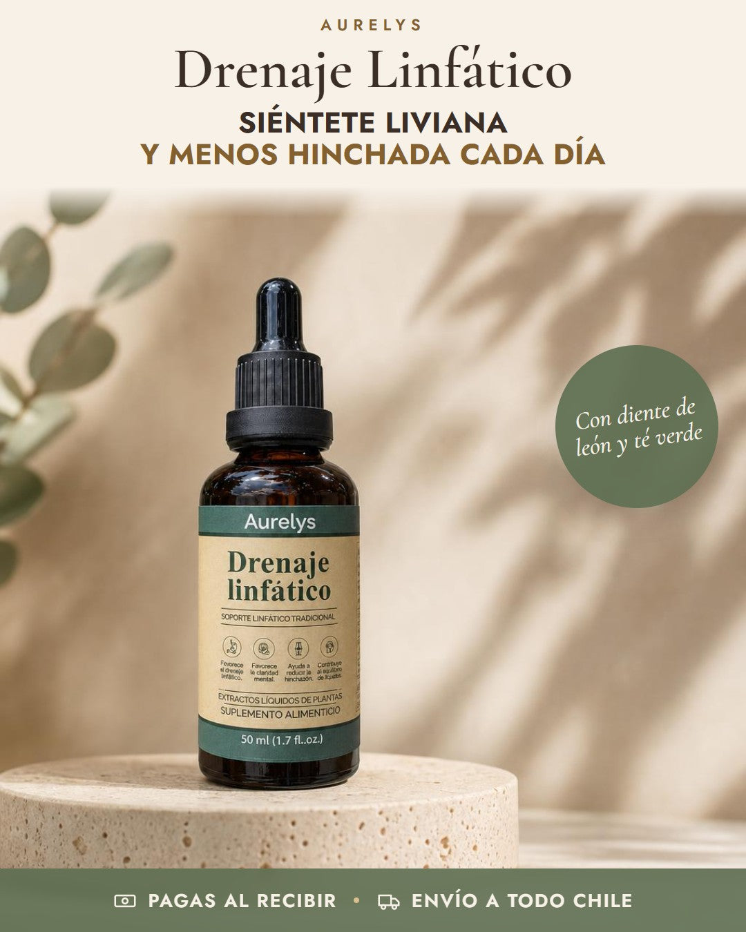 Aurelys Drenaje Linfático: siéntete liviana y menos hinchada cada día