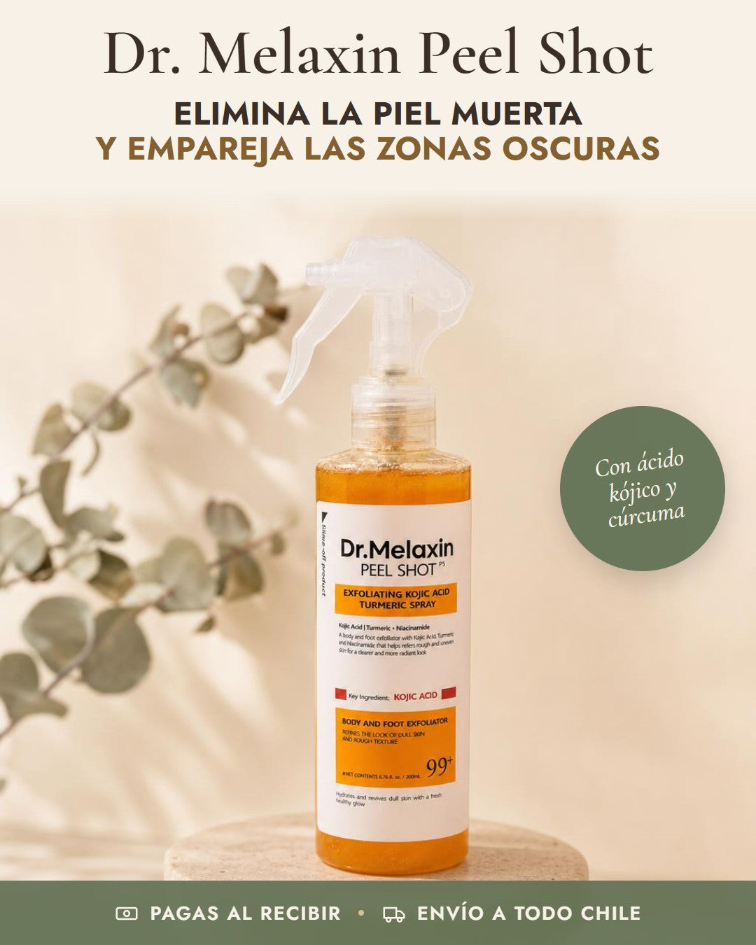 Dr. Melaxin Peel Shot: elimina la piel muerta y empareja las zonas oscuras
