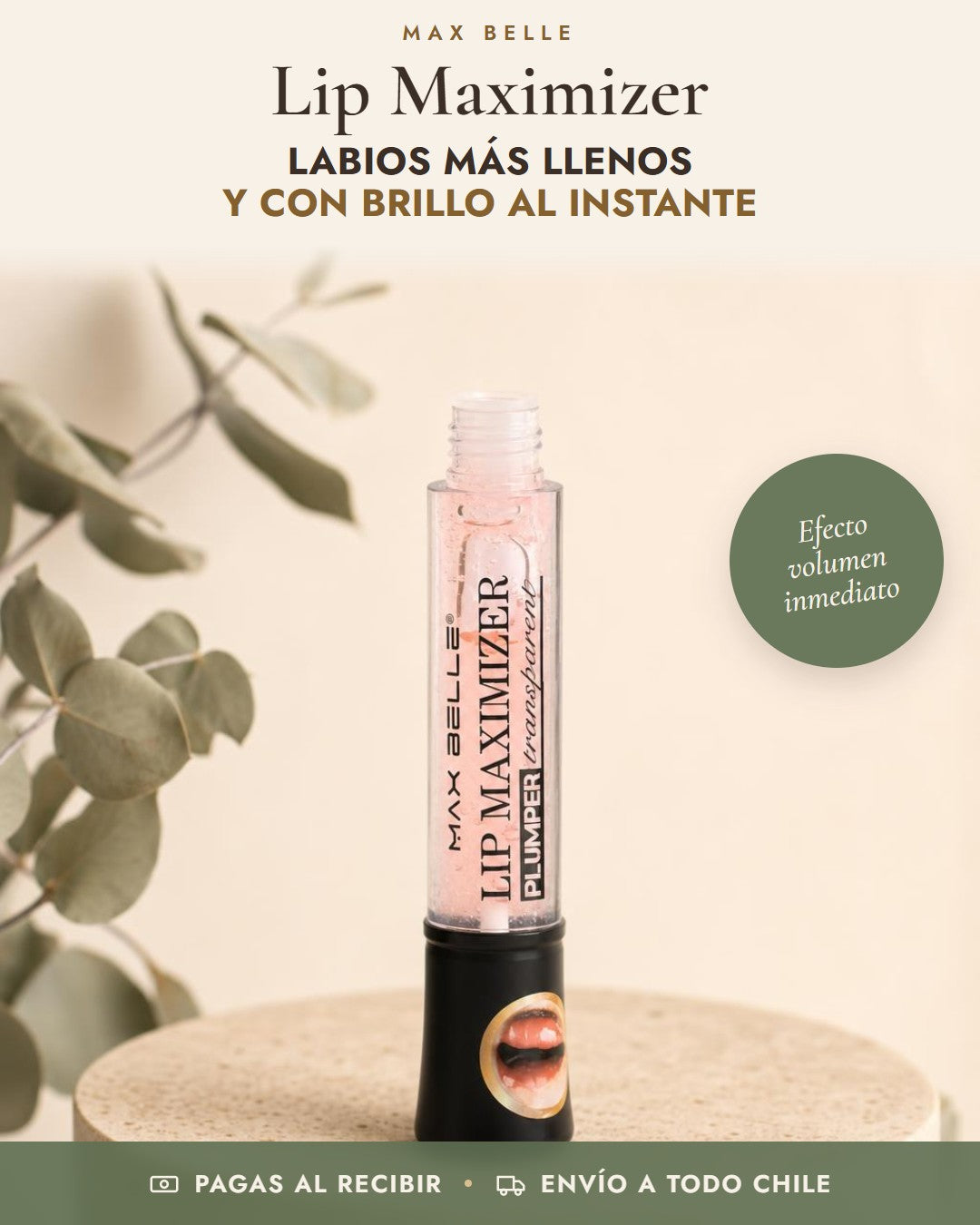 Max Belle Lip Maximizer: labios más llenos y con brillo al instante